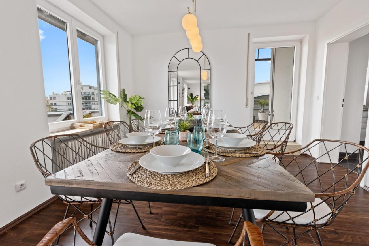 Arbio I Premium Penthouse Apartment Аугсбург Екстериор снимка