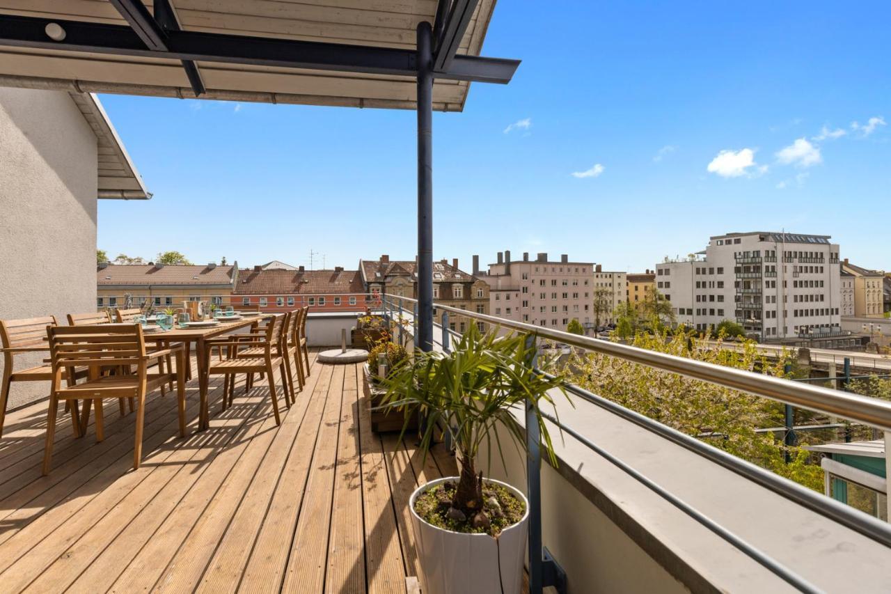 Arbio I Premium Penthouse Apartment Аугсбург Екстериор снимка