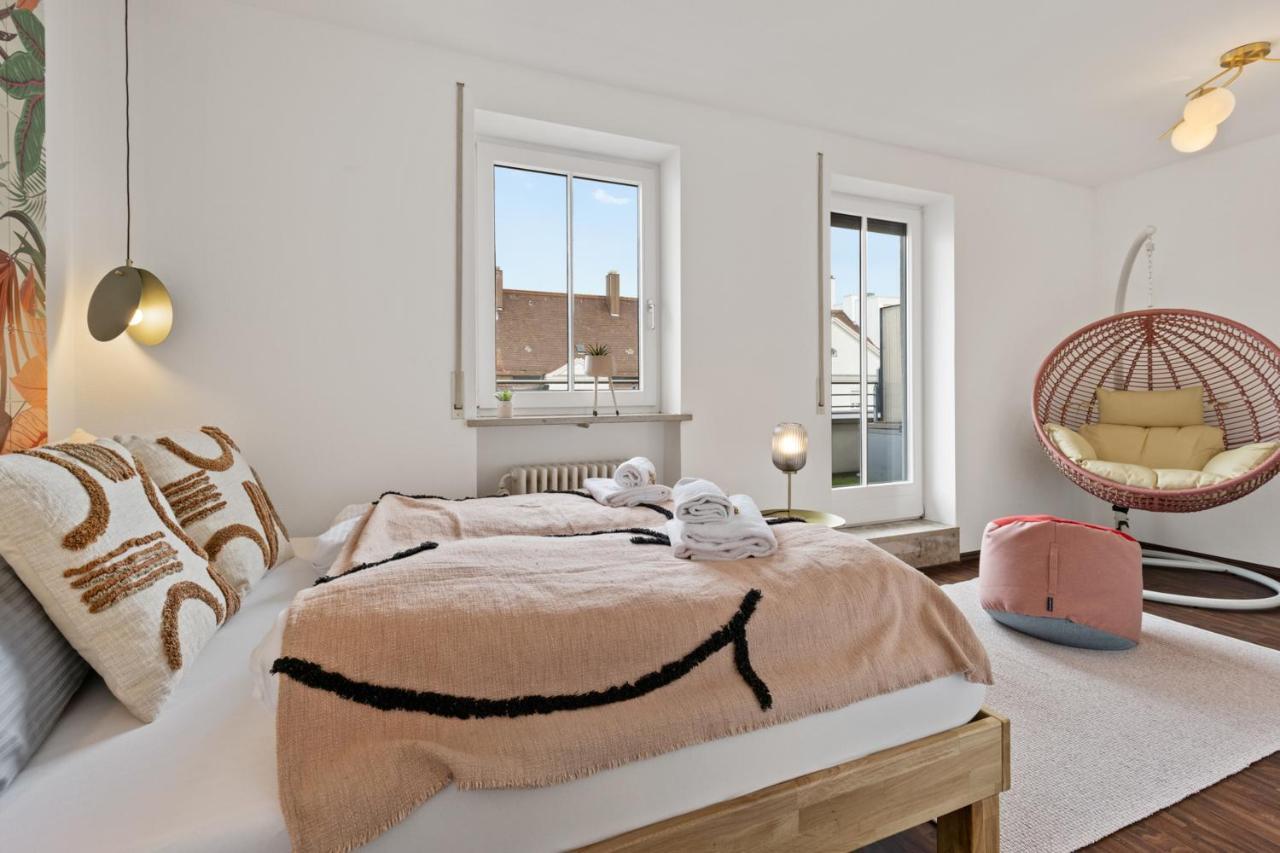 Arbio I Premium Penthouse Apartment Аугсбург Екстериор снимка