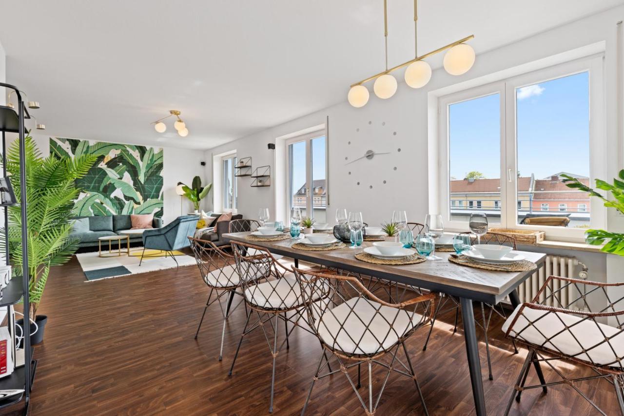 Arbio I Premium Penthouse Apartment Аугсбург Екстериор снимка