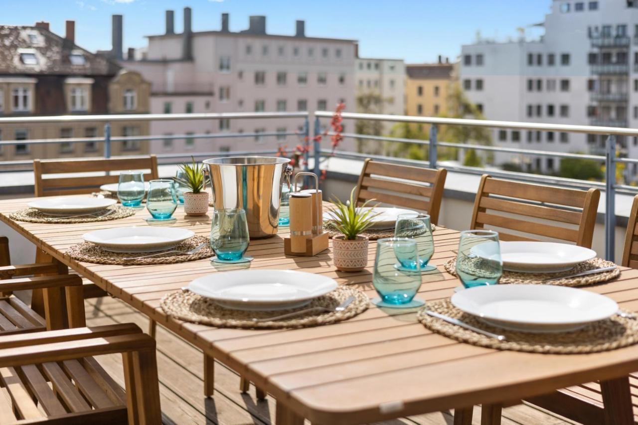 Arbio I Premium Penthouse Apartment Аугсбург Екстериор снимка
